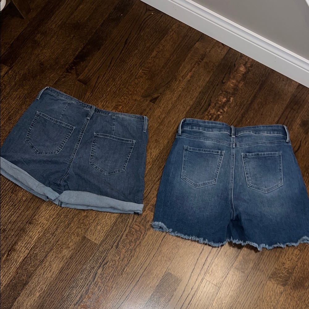 BUNDLE NYD Jeans modest denim jeans shorts size 6 - Picture 2 of 5